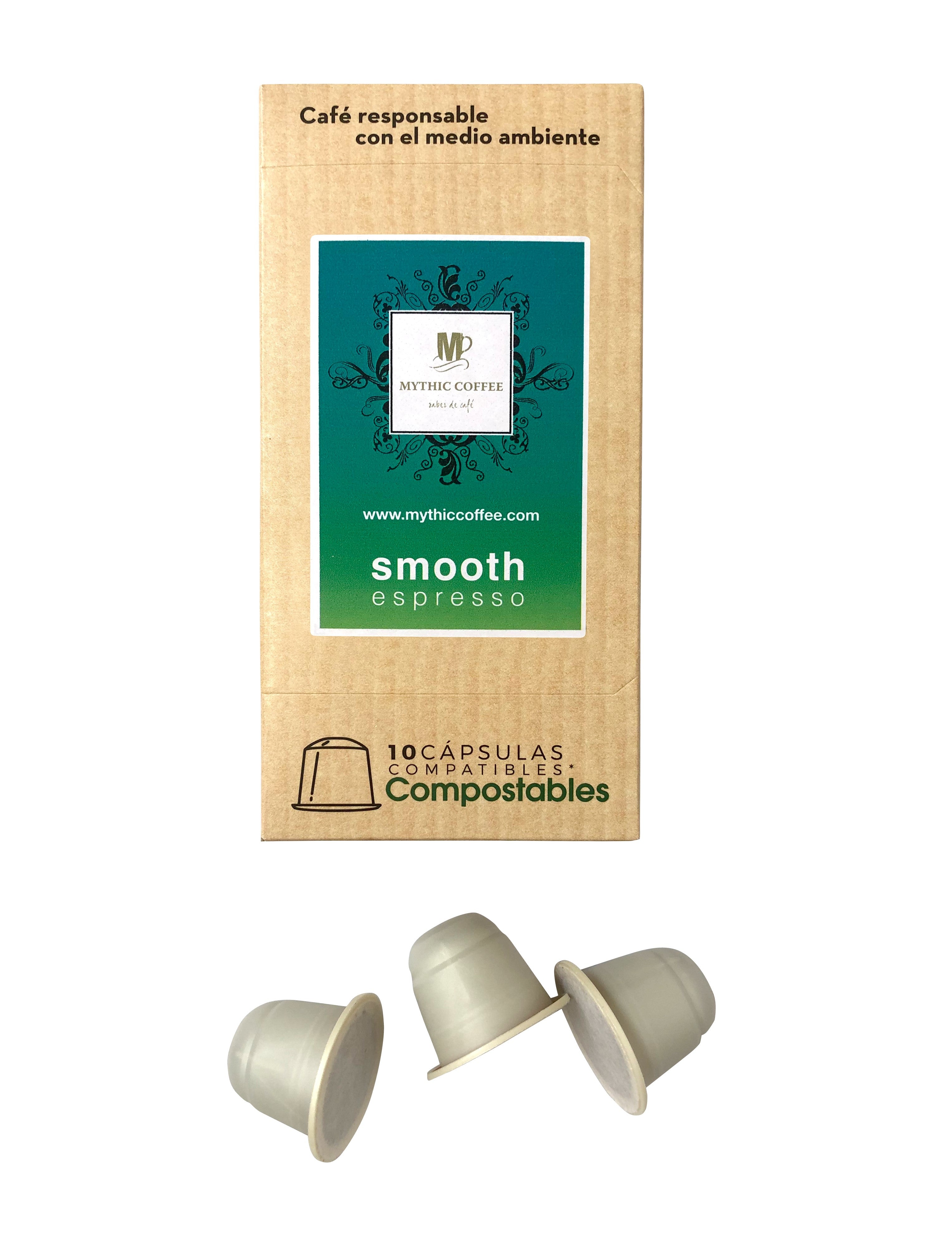 Smooth Compatible 10 + 2 GRTAIS - Café en capsula