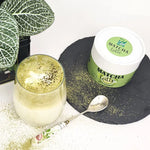 Cargar imagen en el visor de la galería, Matcha Latte Bio con envase y bebida preparada
