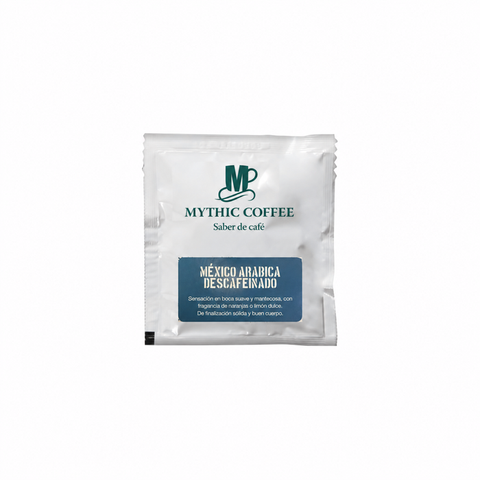 Café México Arabica Descafeinado Monodosis — nou logo verd