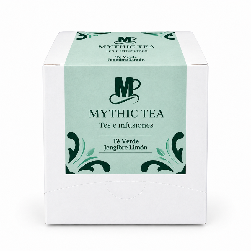Té Verde Jengibre con Limón Pirámides de Seda